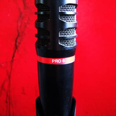 Vintage 1980's Audio-Technica Pro 6 / ATM63 dynamic cardioid microphone Low Z w mic clip # 5 image 9