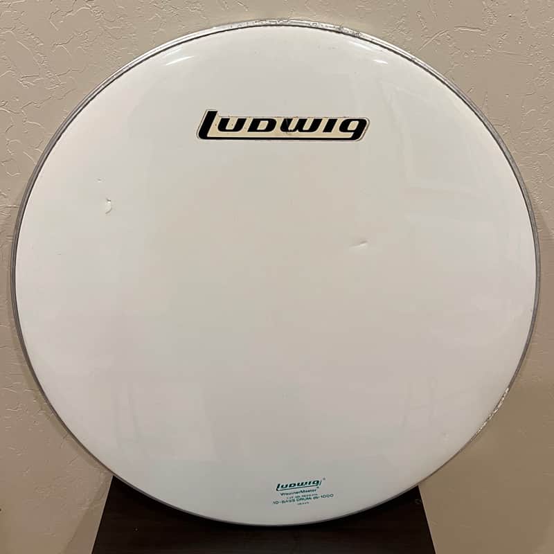 Early 70's Ludwig 26" Bonham Weather Master Drum Head with Logo image 1