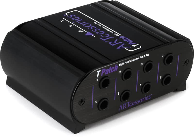 ART TPatch 8-point 1/4 inch TRS Balanced Patchbay image 1