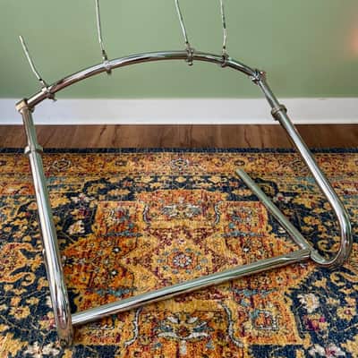 North Rare Drums Rack Sled Style Sleigh Vintage Original W/ 4 Tom Arms image 1