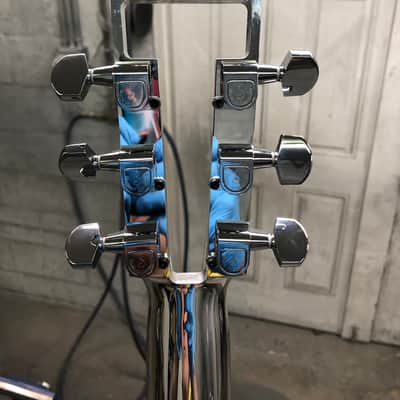 Travis Bean Designs SOMA Signature 1000A prototype 00 2019 Silverburst "Deo Dei" image 10