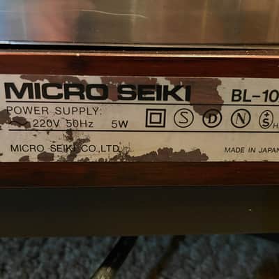 Micro Seiki BL-10X Turntable image 5