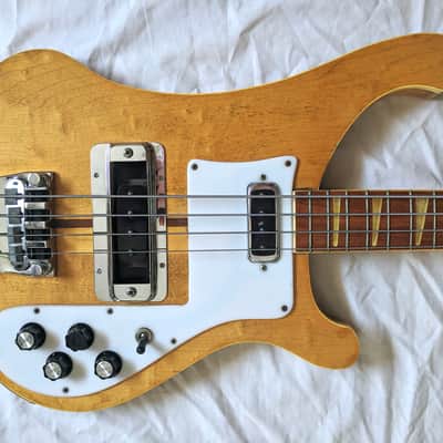 1973 Rickenbacker 4001 Bass Mapleglo w/OHSC- Great Setup image 12