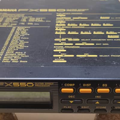 Yamaha FX550 Vintage Guitar Bass Effect Processor / Multi-Effects image 2