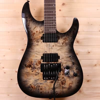 Schecter C-6 Pro FR Electric Guitar - Wenge Fingerboard, Charcoal Burst image 1