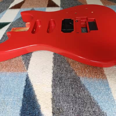 Guitar body 80s (Charvel?) Red image 6