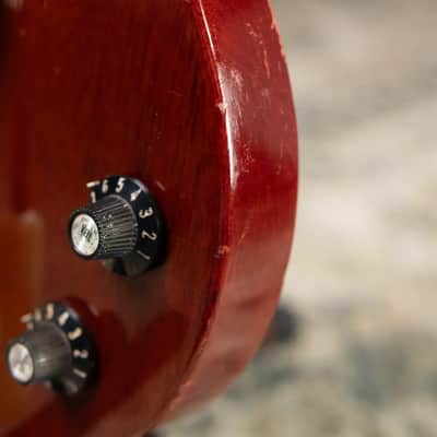 Gibson Vintage 1969 SG Junior Electric Guitar - Cherry Red with Chipboard Case - Used image 18