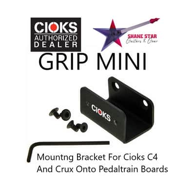 CIOKS CRUX+CIOKS Mini GRIP Bracket Bundle For Quad Cortex, Line 6 HX & More! The Ultimate Add-On To CIOKS DC7 To Power Up 9Volt Or 12Volt Multi-Effects Pedals image 2