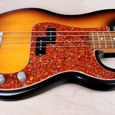 Fender American Vintage '62 Precision Bass 1992 Sunburst AVRI Reissue w/ OHSC image 8