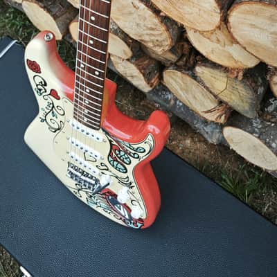 Fender Jimi Hendrix Artist Series Signature Monterey Stratocaster 2017 - 2018 - Monterey Graphic image 12