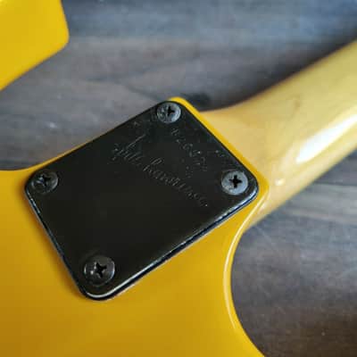 1990's Bill Lawrence Japan VR-803 HSH Superstrat (Canary Yellow) image 8