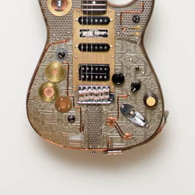 2015 Paoletti Stratospheric Steampunk Wine electric guitar custom handwound strat pickups image 11