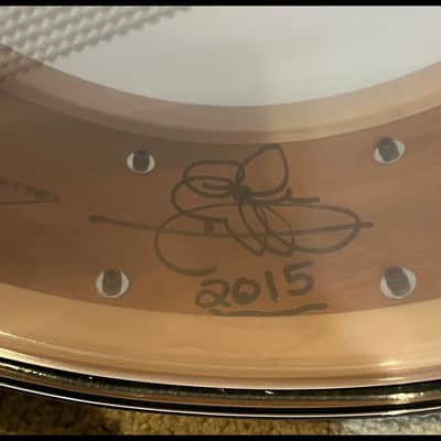 CRAVIOTTO 5.5 X 14 SIGNED by JOHNNY 2015 SOLID CHERRY GOLD GLASS SPARKLE LACQUER ONE OF A KIND NEW OLD STOCK image 6
