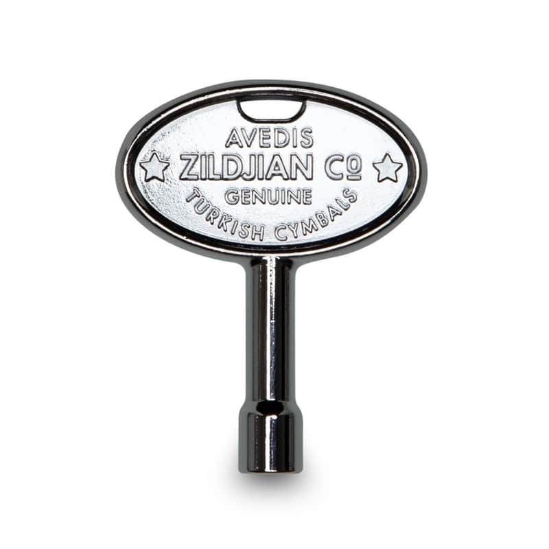 Zildjian ZKEY - Chrome Drum Key With Trademark image 1