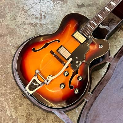 Guild X-175 Manhattan c 1966 - Sunburst original vintage USA image 5