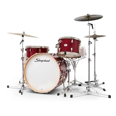Slingerland Studio King 3pc Drum Set 22/13/16 Royal Crimson image 2