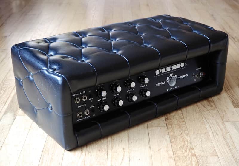 1970 Plush Amps Royal 1060-S Vintage Tube Electric Guitar Amp 100 Watt, 6L6 Quad image 1