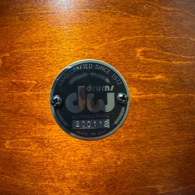 DW Collector's Series 5 Piece Drum Set in Tobacco Burst w/Cases image 6