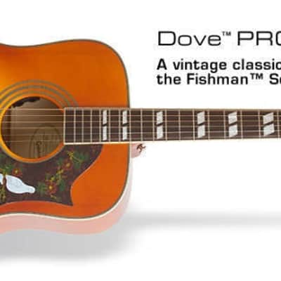 Epiphone Dove Studio Acoustic-electric Guitar - Violin Burst image 2