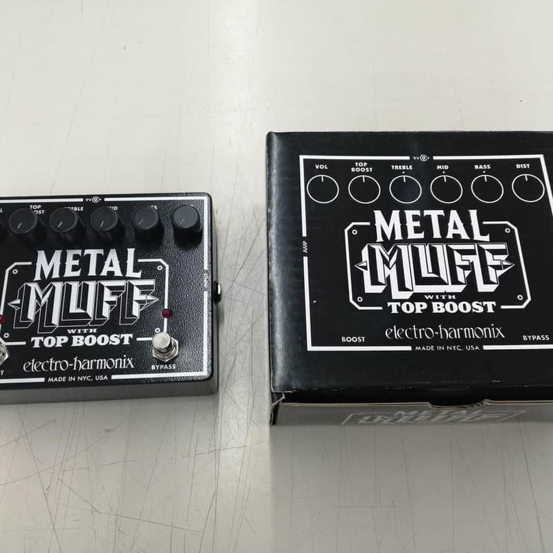 Electro-Harmonix Metal Muff with Top Boost Metal