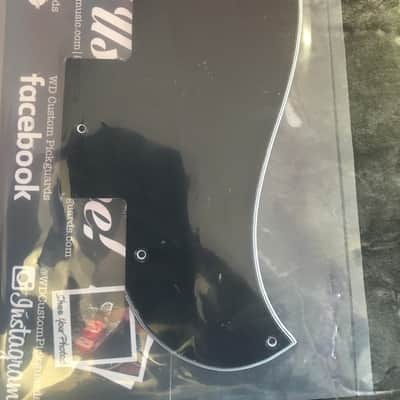 WD Music Gibson Kahler SG Pickguard Half Face 5 Ply Black/White/Black/White/Black 1985-1987 5 PLy B/ image 1