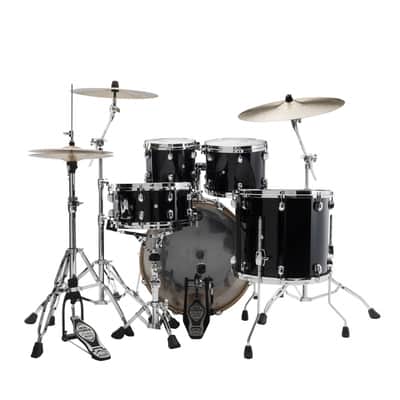 Tama MBS42S-PBK Starclassic Performer Shell Kit 4 pcs - Piano Black/Chrome HW image 4