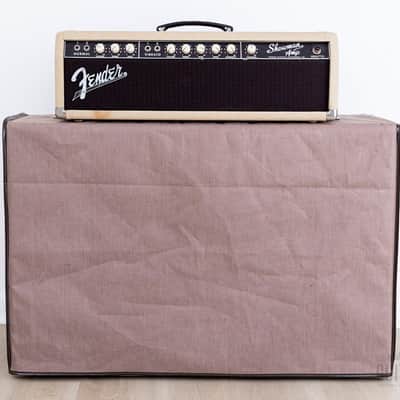 1962 Fender Dual Showman Blonde Brown Panel Vintage Piggyback Tube Amp 2x15 w/ JBL D130F, Victoria Cover image 25