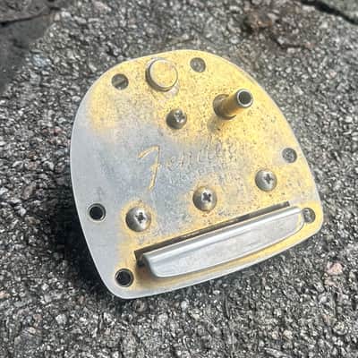 PreCBS Fender Jazzmaster Pat Pend trem tremolo vibrato GOLD