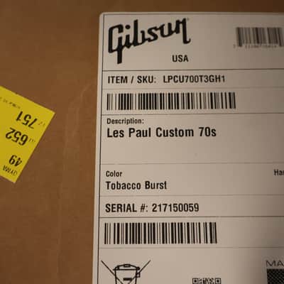 Gibson Les Paul Custom 70s Tobacco Burst image 12
