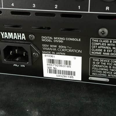 Yamaha 01V96i 96kHz 40-Channel Digital Mixing Console CG014RK image 10