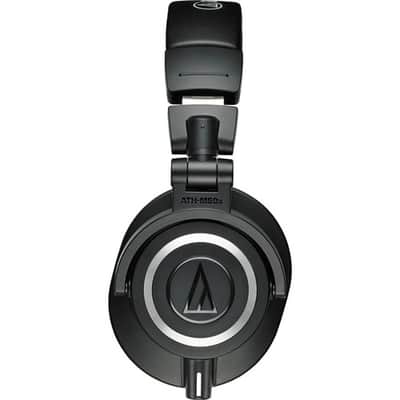 Audio-Technica ATH-M50x Professional Studio Monitor Headphones, Black image 4