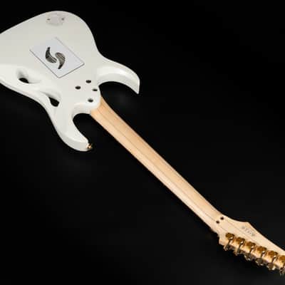 2024 Ibanez PIA3761-SLW Steve Vai Signature - Stallion White | Japan HSH DiMarzio Pickups Stainless Steel Frets Double Locking Tremolo 3.53kg | CoA OHSC image 14