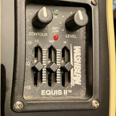 Washburn AB-20 Black 4 String Bass image 8