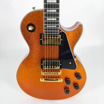 2024 Gibson Custom Made to Measure Les Paul Custom - Orange Sparkle image 4