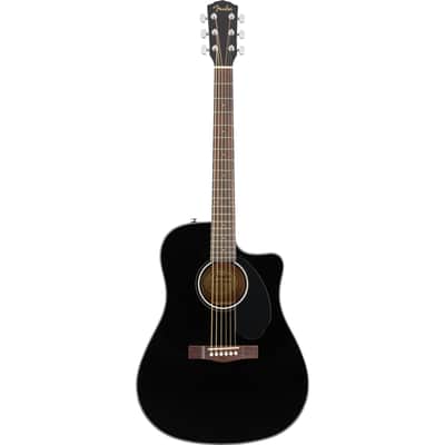 Fender CD-60SCE Black - Acoustic Guitar image 2