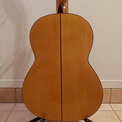 Anselmo Solar Gonzalez Anselmo Solar Gonzalez flamenco guitar - Santos Hernandez/Marcelo Barbero style 1964 - Top: German spruce with new golpe plates. Sides and Back: Cypress Neck: Mahogany Fingerboard: Ebony image 4