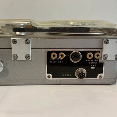 Vintage 1960 Nagra III Reel-to-Reel Tape Machine Analog Recorder Kudelski Field Recorder Tape Loops Swiss w/ Accessories image 8