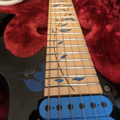 Ibanez Jem Jem77P in blue floral pattern image 8