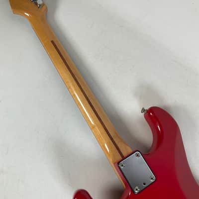 Vintage 1986 Squier Contemporary Fender Stratocaster Electric Guitar Red Japan image 14