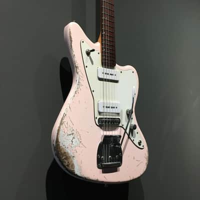 Made to Order - FRANCHIN Neptune guitar Relic Aged 100% Nitro Lacquer (Sunburst/ Black/ White/ Blue/ Green/ Yellow/ Red/ Pink/ Burgundy/ Purple/ Gold/ Silver, etc.) Offset Jazzmaster Style Made in Italy image 16
