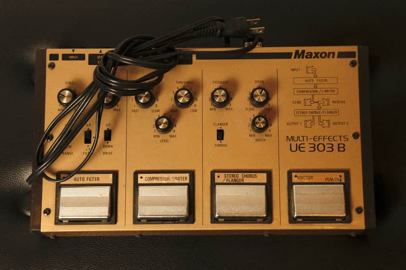 Maxon UE 303 B Bass Multi-Effects Pedal image 1