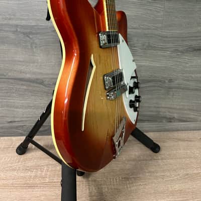 1986 Rickenbacker 360 Fireglo Electric Guitar w/ Case #2697 image 2