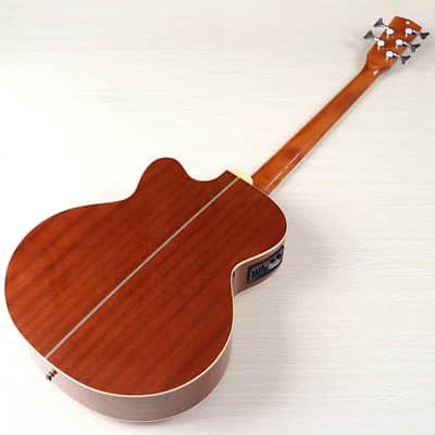 Custom 5 String Acoustic Electric Bass, Mahogany Body, Spruce Top Body image 8