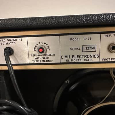 COLLECTORS ! Vintage 70’s Gibson G35 Guitar Combo Amplifier image 7