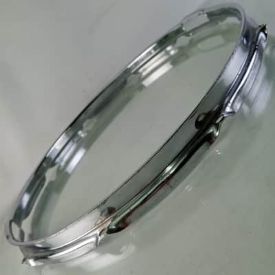 Ludwig 14"Resonant COB Super-Sensitive Rim/Hoop Triple-Flange Snare Drum BRASS image 2