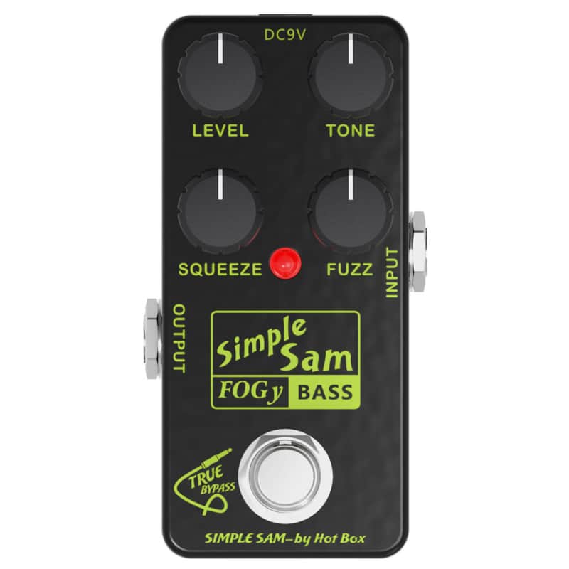 Simple Sam FOGy Bass Fuzz Guitar Effect Pedal True Bypass Astounding Tone image 1
