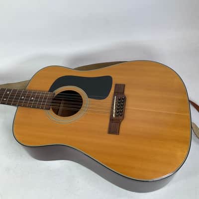 Washburn D12-12N 12-String Acoustic Guitar & Hard Case ***NECK CRACKED*** image 7