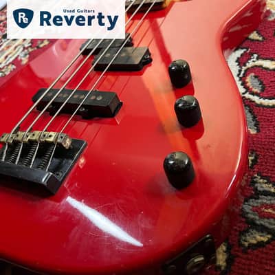 Fernandes PJS-50 PJ Bass 1980s MIJ Japan Medium Scale Red Limited Edition image 6