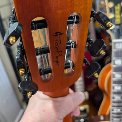 Ortega Tour Player Series RTPDLX-FMA Thinline Crossover Electric Nylon String Guitar image 6