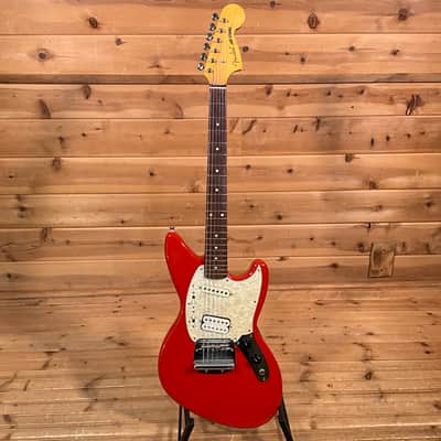 Fender Cobain Jag Stang Electric Guitar USED - Fiesta Red image 2